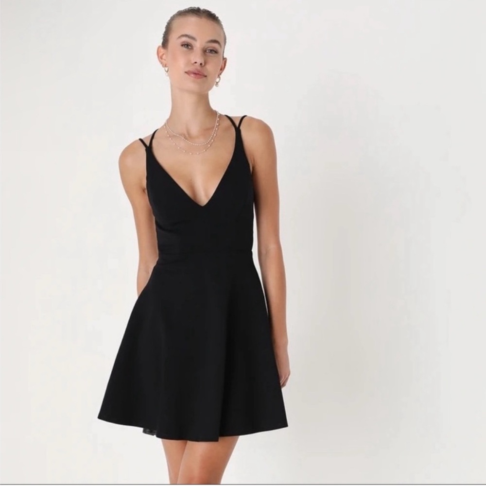 Urban Outfitters Kimchi Blue Strappy Little Black Dress
